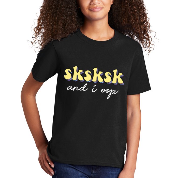 SKSKSK And I Oop Save A Turtle Kids T-Shirt