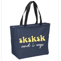 SKSKSK And I Oop Save A Turtle Zip Tote Bag