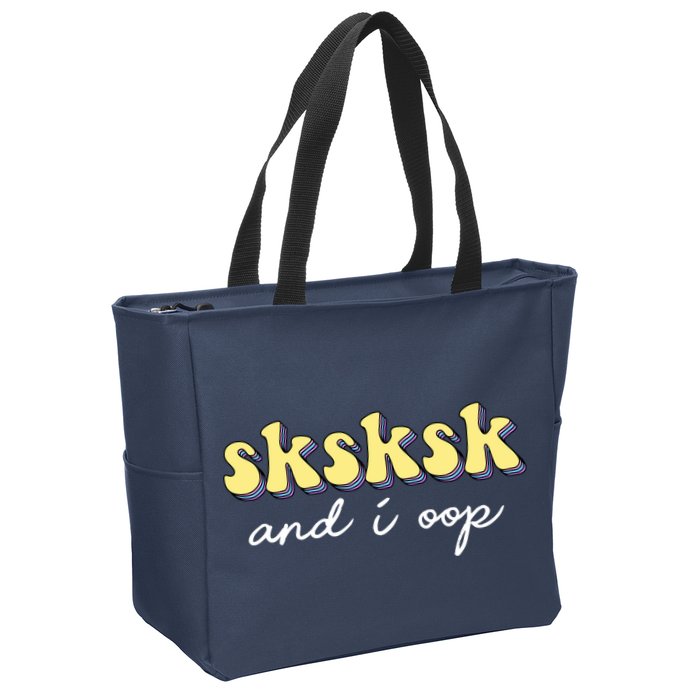SKSKSK And I Oop Save A Turtle Zip Tote Bag