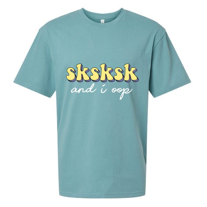 SKSKSK And I Oop Save A Turtle Sueded Cloud Jersey T-Shirt