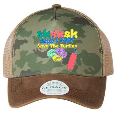 SKSKSK And I oop Save the Turtles Legacy Tie Dye Trucker Hat