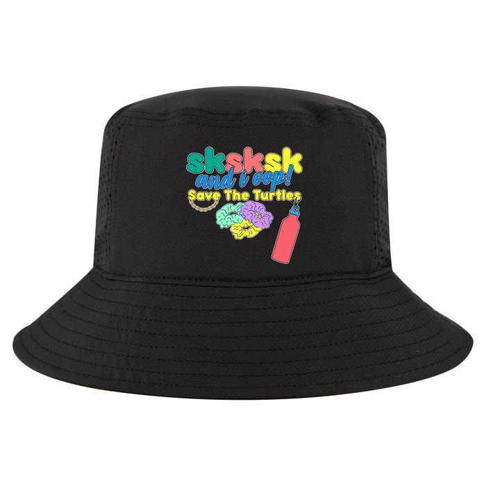 SKSKSK And I oop Save the Turtles Cool Comfort Performance Bucket Hat