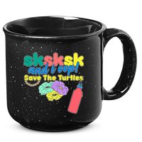 SKSKSK And I oop Save the Turtles 15oz Campfire Ceramic Mug