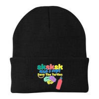 SKSKSK And I oop Save the Turtles Knit Cap Winter Beanie