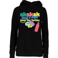 SKSKSK And I oop Save the Turtles Womens Funnel Neck Pullover Hood