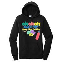 SKSKSK And I oop Save the Turtles Women's Pullover Hoodie