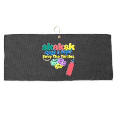 SKSKSK And I oop Save the Turtles Large Microfiber Waffle Golf Towel