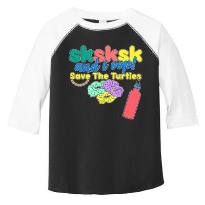 SKSKSK And I oop Save the Turtles Toddler Fine Jersey T-Shirt