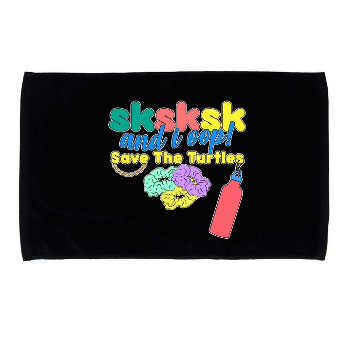 SKSKSK And I oop Save the Turtles Microfiber Hand Towel