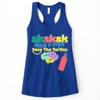 SKSKSK And I oop Save the Turtles Womens Tank Top