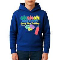 SKSKSK And I oop Save the Turtles Kids Hoodie