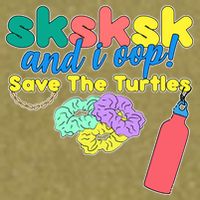 SKSKSK And I oop Save the Turtles Garment-Dyed Women's Muscle Tee