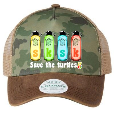 SKSKSK Save The Turtles Peace Legacy Tie Dye Trucker Hat