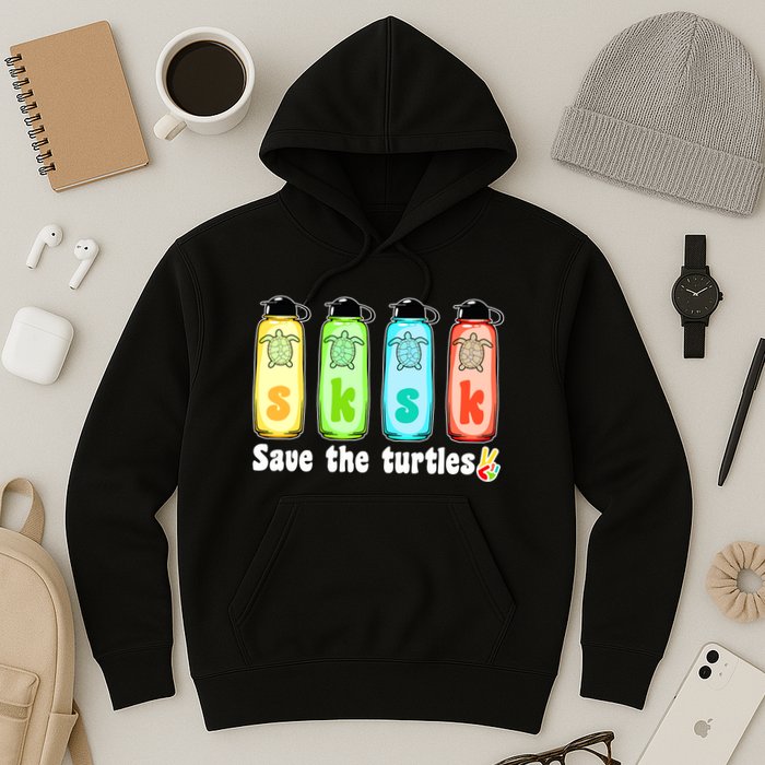 SKSKSK Save The Turtles Peace Hoodie