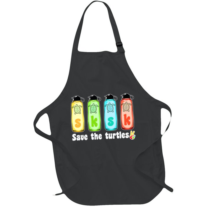 SKSKSK Save The Turtles Peace Apron
