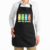 SKSKSK Save The Turtles Peace Apron