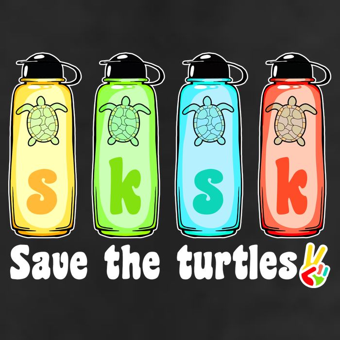 SKSKSK Save The Turtles Peace Beanie