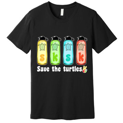 SKSKSK Save The Turtles Peace Premium T-Shirt
