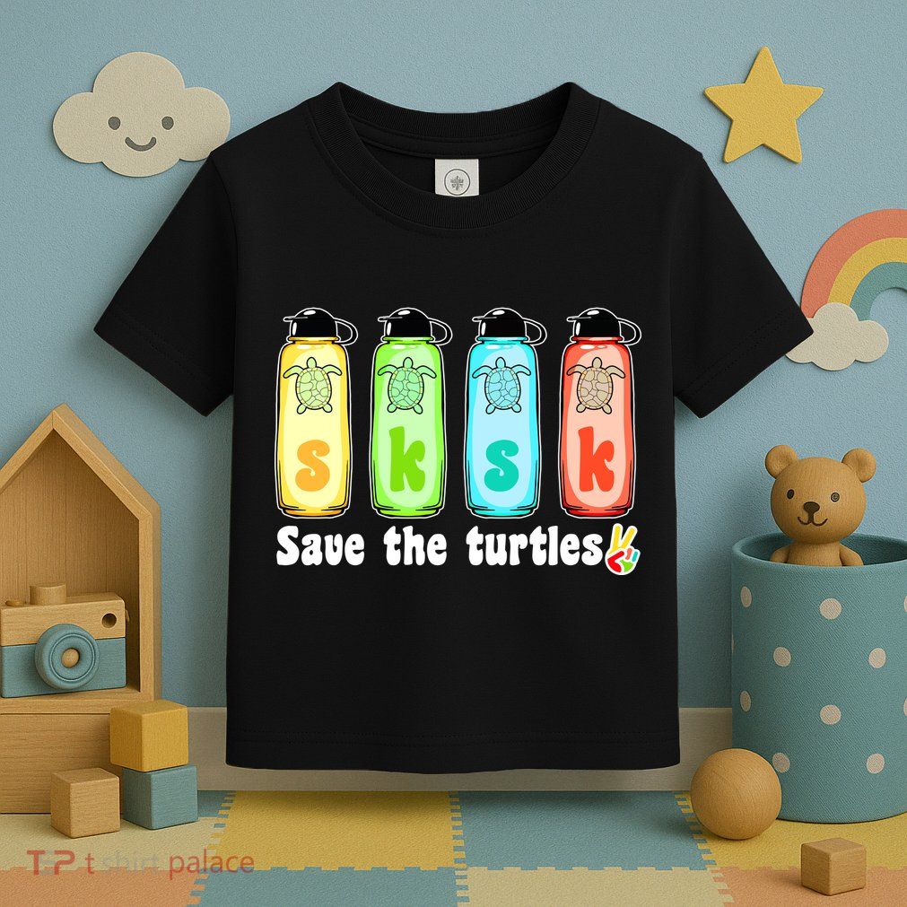 SKSKSK Save The Turtles Peace Toddler T-Shirt