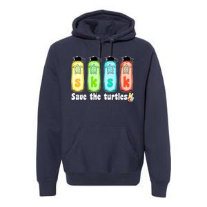 SKSKSK Save The Turtles Peace Premium Hoodie