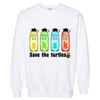 SKSKSK Save The Turtles Peace Garment-Dyed Sweatshirt