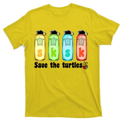 SKSKSK Save The Turtles Peace T-Shirt