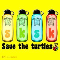SKSKSK Save The Turtles Peace T-Shirt
