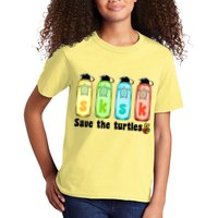 SKSKSK Save The Turtles Peace Kids T-Shirt