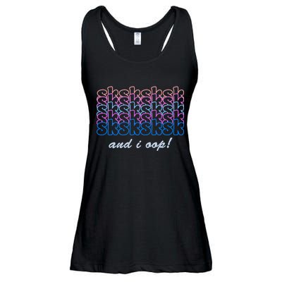 SKSKSKSK And I Oop Ladies Essential Flowy Tank