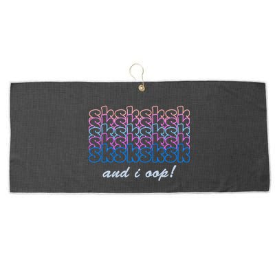 SKSKSKSK And I Oop Large Microfiber Waffle Golf Towel