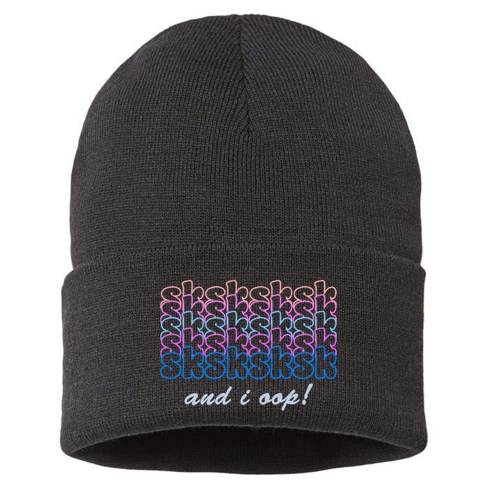 SKSKSKSK And I Oop Sustainable Knit Beanie