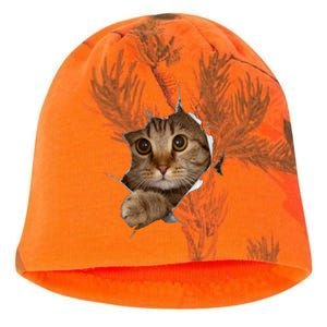 Sweet Kitten Torn Cloth Cute Gift Funny Cat Lover Cat Owner Cat Lady Funny Gift Kati - Camo Knit Beanie