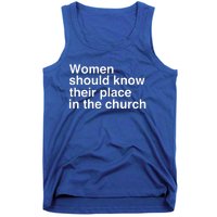 Should Know Their Place In The Church Apostle Prophet Evangelist Pastor Tank Top