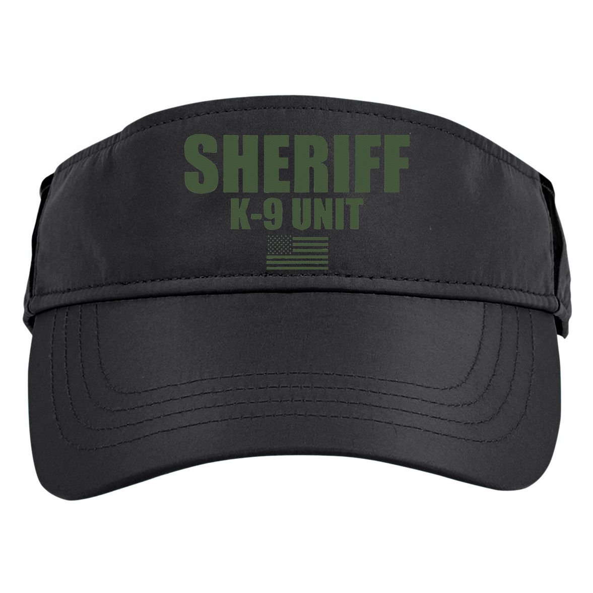 Sheriff K9 Unit Police Flag Uniform Adult Drive Performance Visor