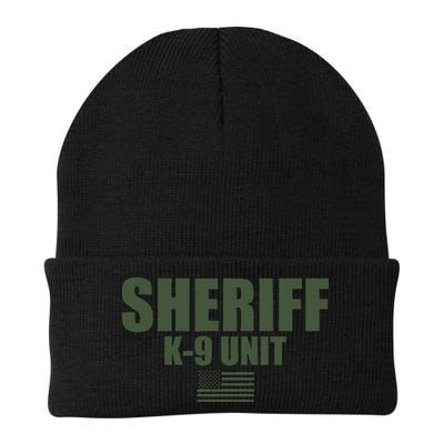 Sheriff K9 Unit Police Flag Uniform Beanie