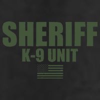 Sheriff K9 Unit Police Flag Uniform Beanie
