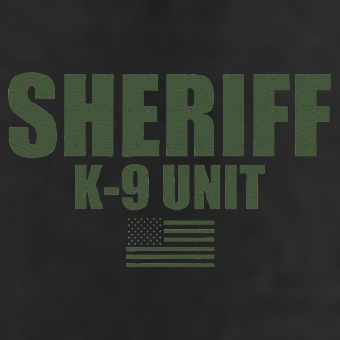 Sheriff K9 Unit Police Flag Uniform Beanie