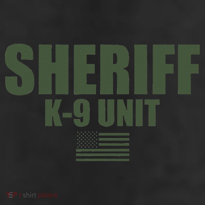 Sheriff K9 Unit Police Flag Uniform 25L Jumbo Tote