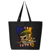 Skull Beret Military 25L Jumbo Tote