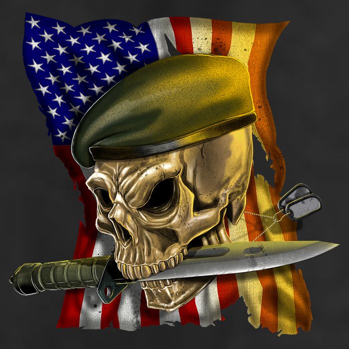 Skull Beret Military 25L Jumbo Tote
