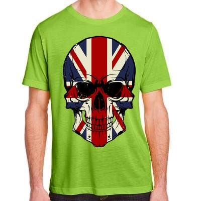 Skull Face British Flag Adult ChromaSoft Performance T-Shirt