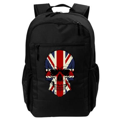 Skull Face British Flag Backpack