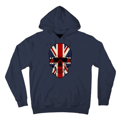 Skull Face British Flag Hoodie