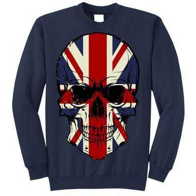 Skull Face British Flag Sweatshirt