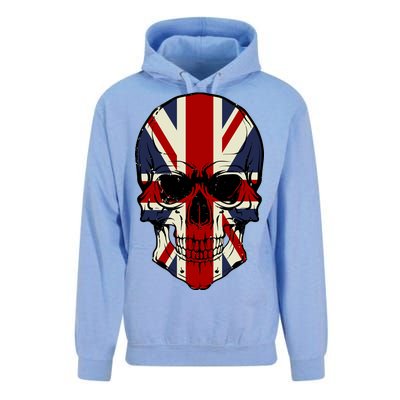 Skull Face British Flag Unisex Surf Hoodie