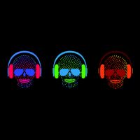 Skull Icons With Headphones Impact Tech Backpack