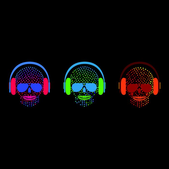 Skull Icons With Headphones Impact Tech Backpack