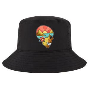 Skull Landscape Sunset Cool Comfort Performance Bucket Hat