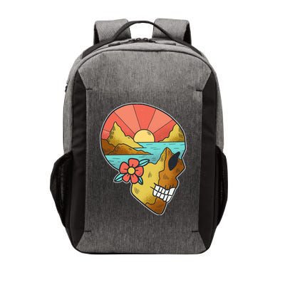 Skull Landscape Sunset Vector Backpack