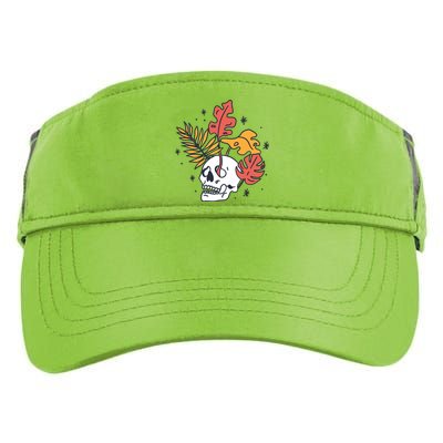 Skull Leaves Adult Drive Performance Visor